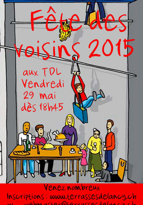INVITATION À LA FÊTE DES VOISINS 2015